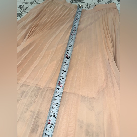 BEBE PEACH sheer maxi skirt size Small - Picture 8 of 11